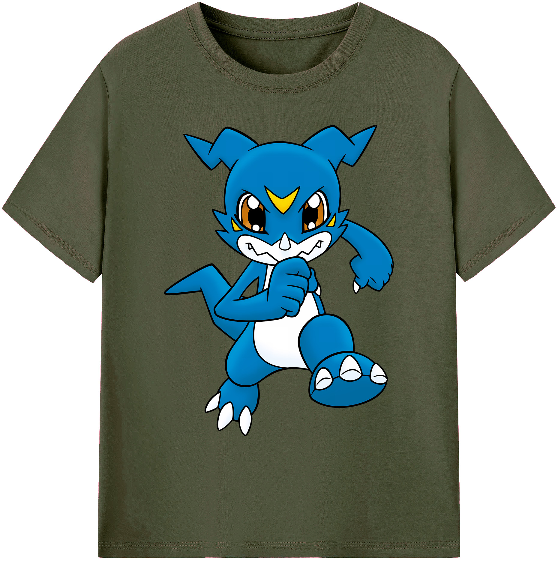 （画像用） Digimon デジタルモンスター/デジモン 綿100％ メンズ半袖Tシャツ｜肌触りやわらか＆通気性